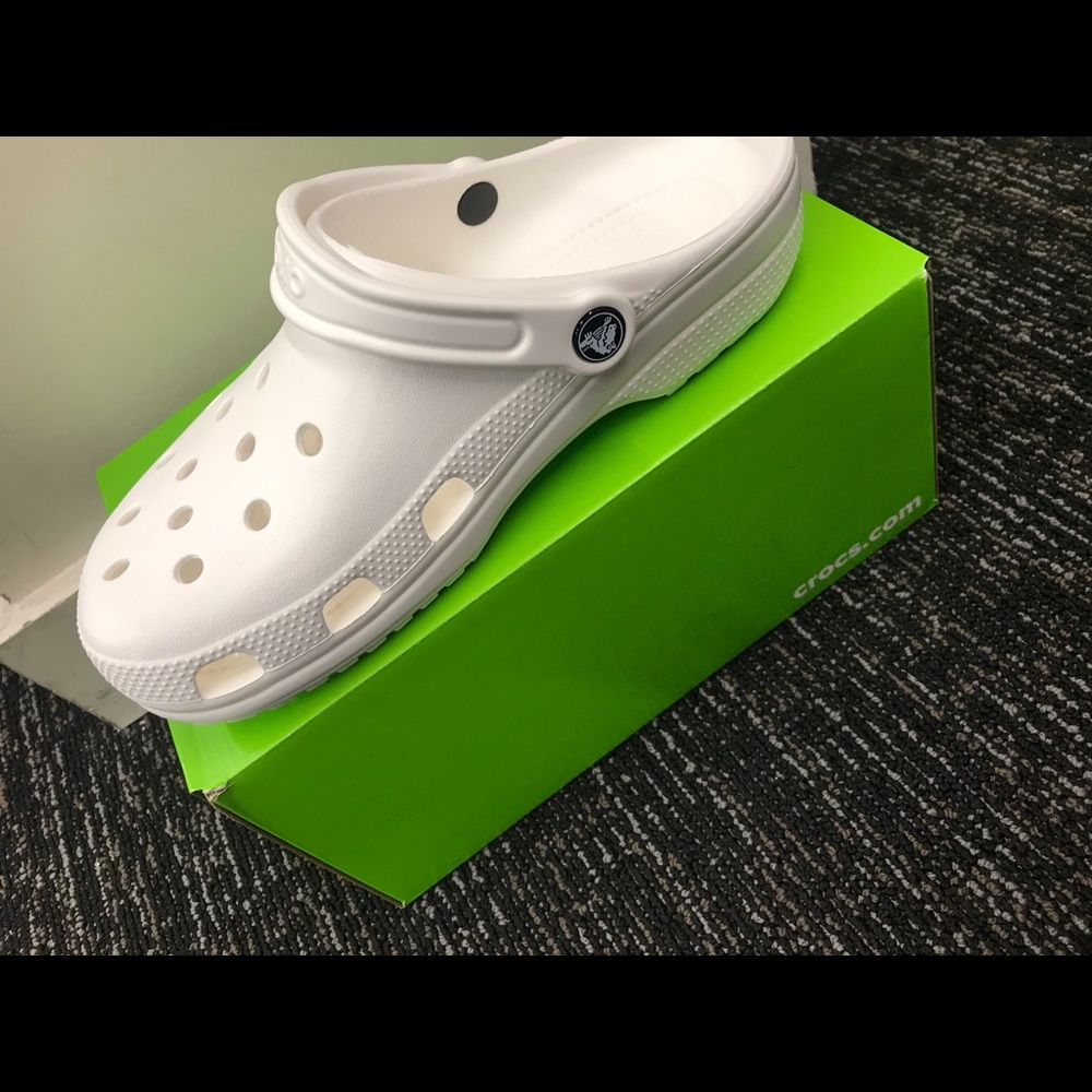 White crocs Brand New
